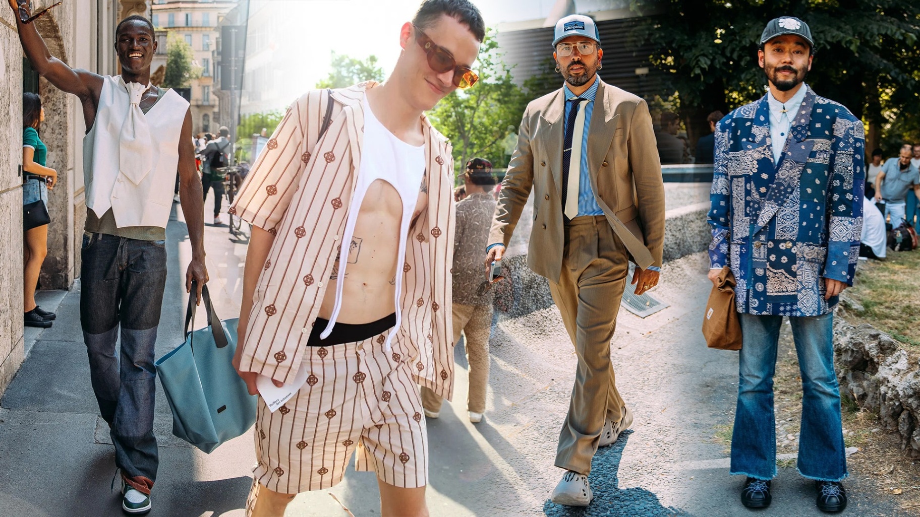 mens fashion 2023 Niche Utama Home  Street Style Trends From the Spring  Menswear Shows You Won