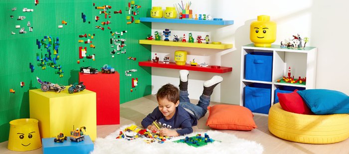 Lego kinderzimmer gestalten